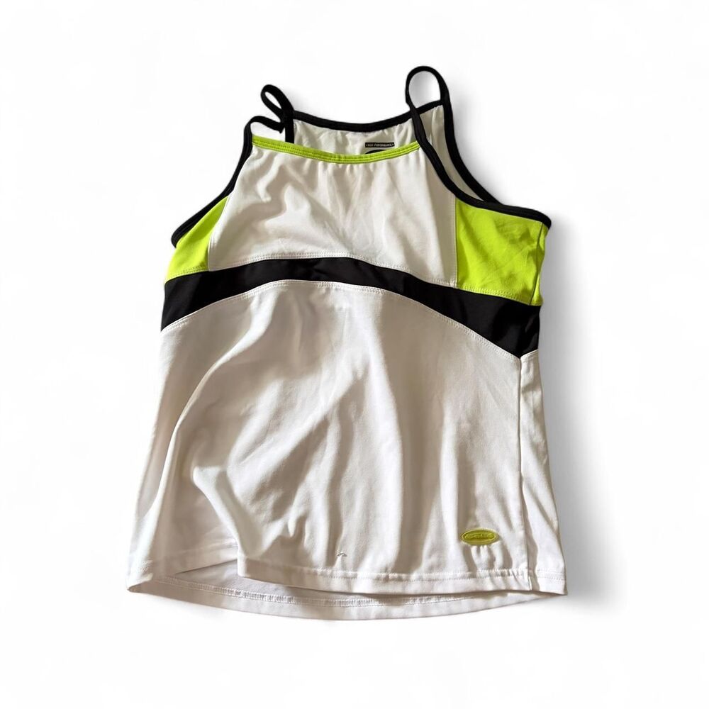 Bolle Women's White and Green Vest